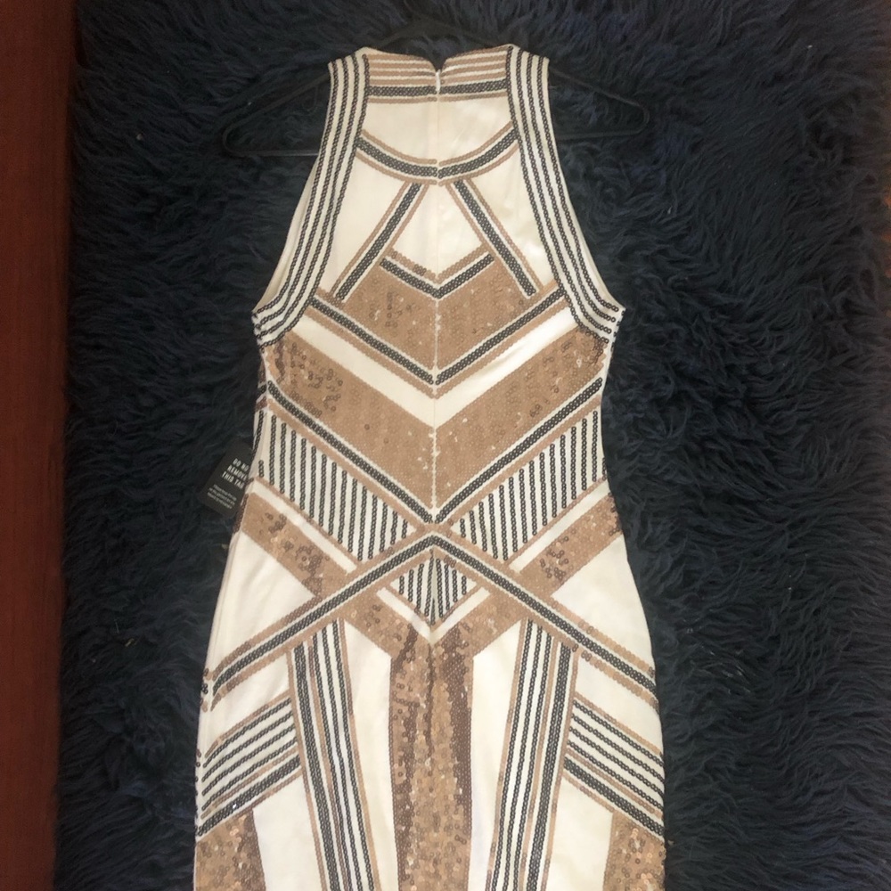 Sequinned Tank dress, cotton shell, polyester lining